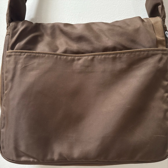 Tech by TUMI 5112B Expandable Brown Orange Laptop Messenger Shoulder Bag - Picture 6 of 11